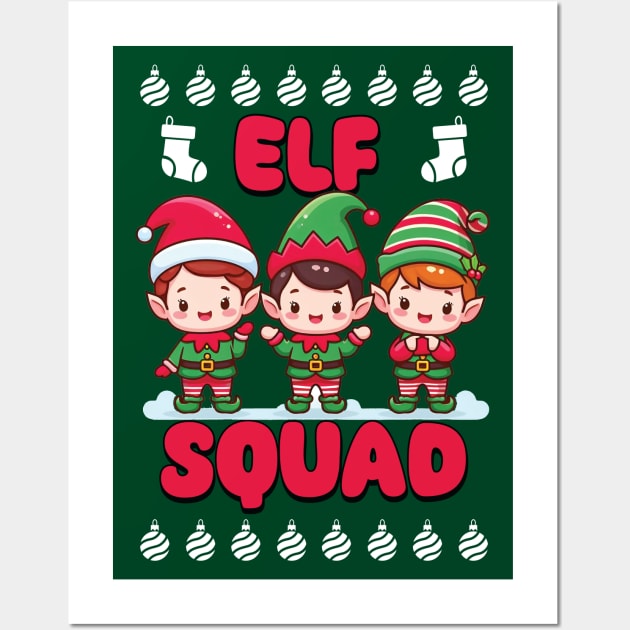 Christmas Elf Squad Wall Art by Trendsdk